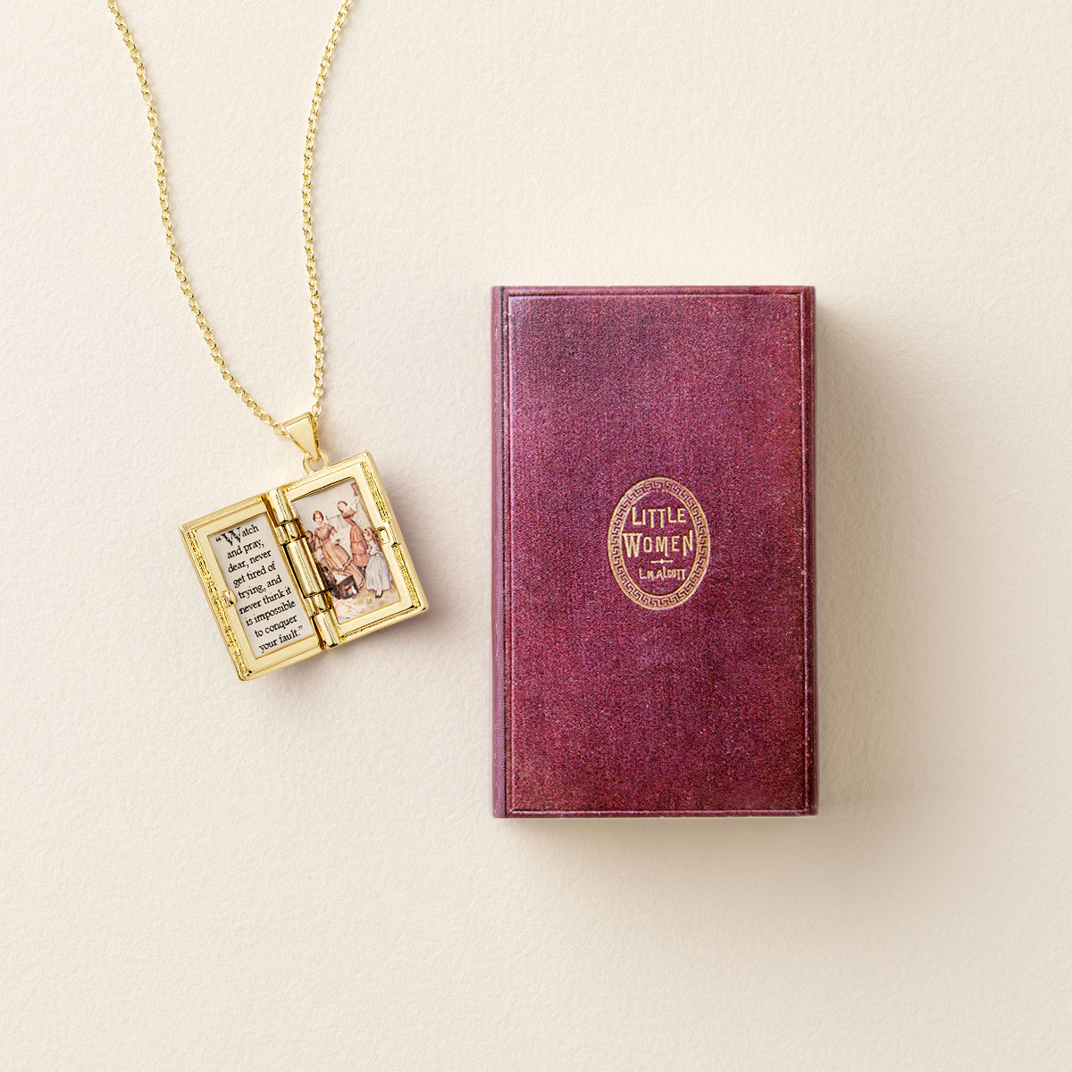 My Favorite Book Keepsake Necklace - Little Women