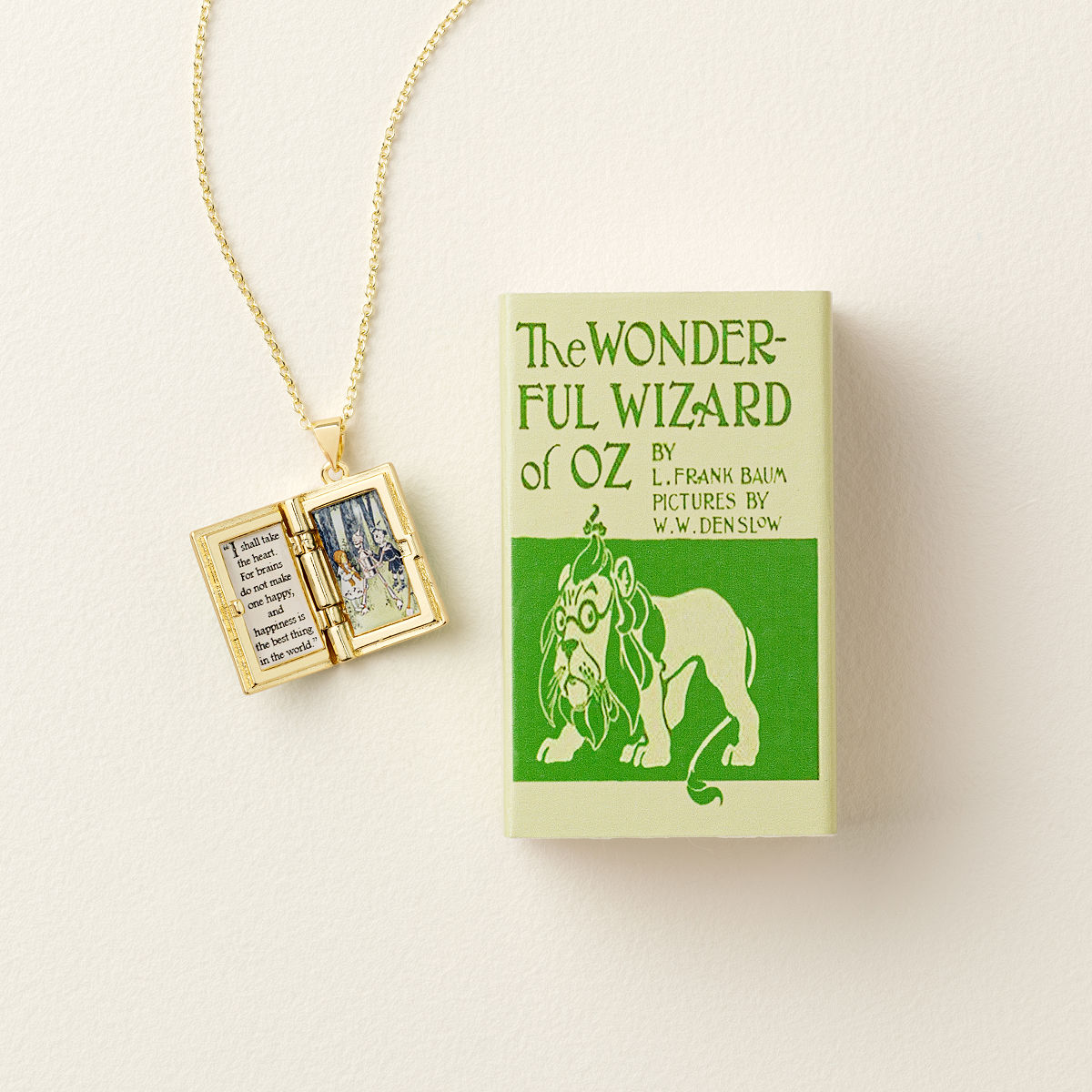 My Favorite Book Keepsake Necklace - The Wonderful Wizard of Oz