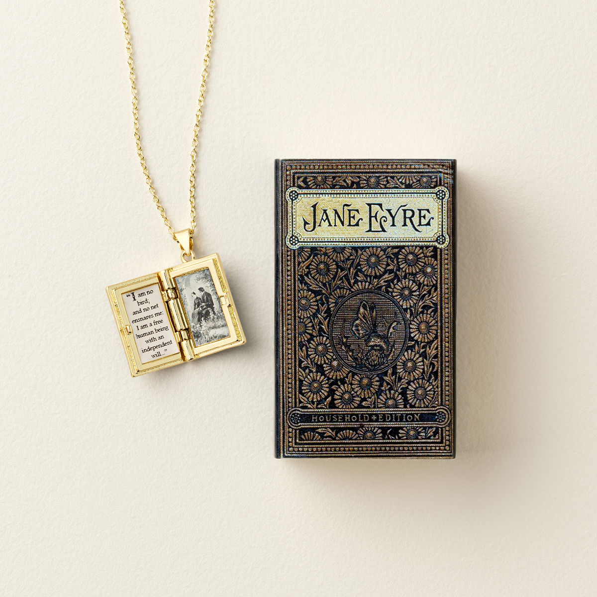 My Favorite Book Keepsake Necklace - Jane Eyre
