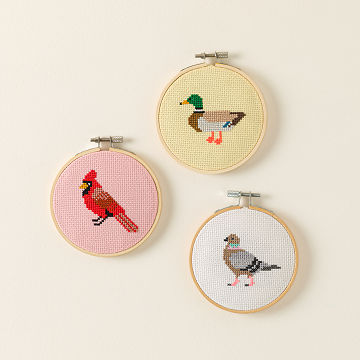 Mini Bird Cross Stitch Kit