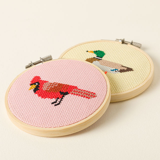 Mini Bird Cross Stitch Kit