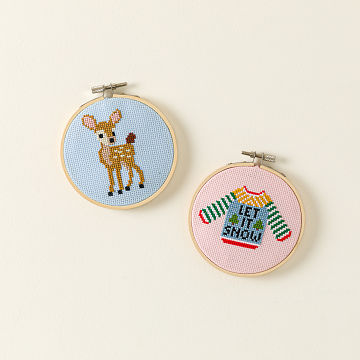 Mini Christmas Cross Stitch Kit
