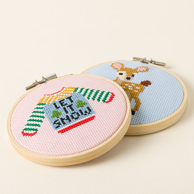 Mini Christmas Cross Stitch Kit