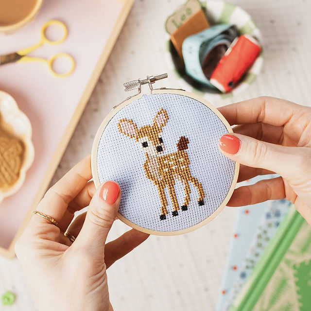 Mini Christmas Cross Stitch Kit