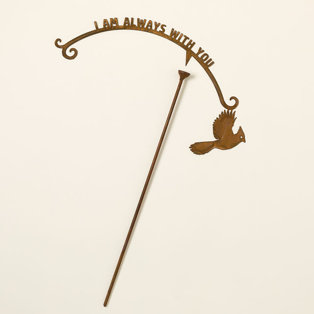 Custom Message Twirling Garden Stake