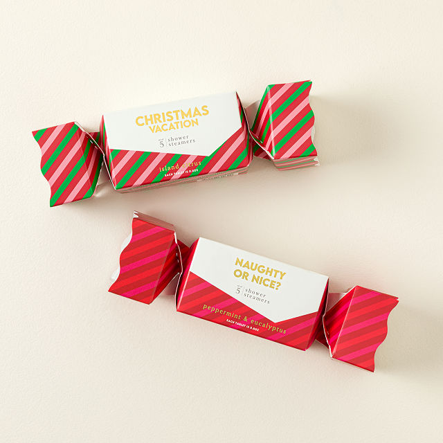 Christmas Cracker Shower Steamers