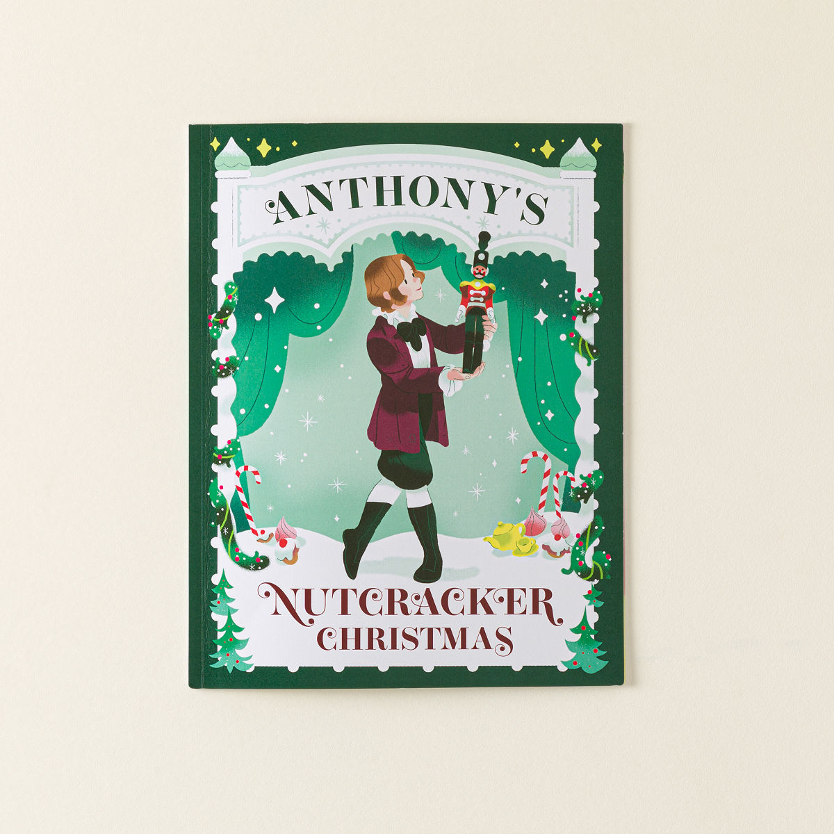 Personalized Nutcracker Christmas Book - Softcover