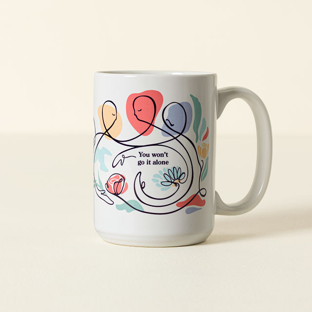 Breast Cancer Community of Care QR Mug