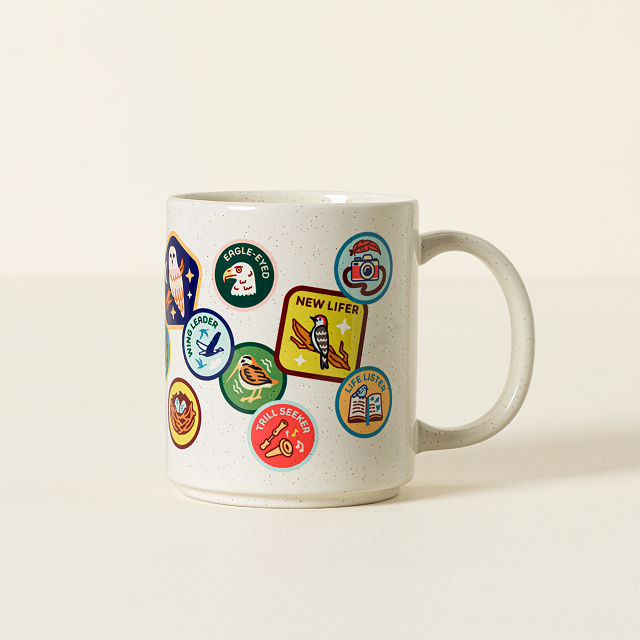 Bird Nerd Badge Mug