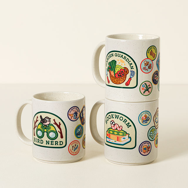 Bird Nerd Badge Mug