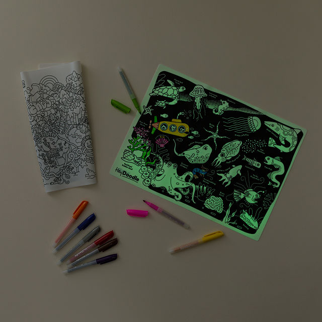 Reusable On-the-Go Coloring Mat