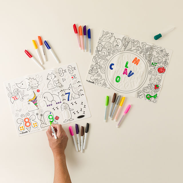 Reusable On-the-Go Sensory Coloring Mat