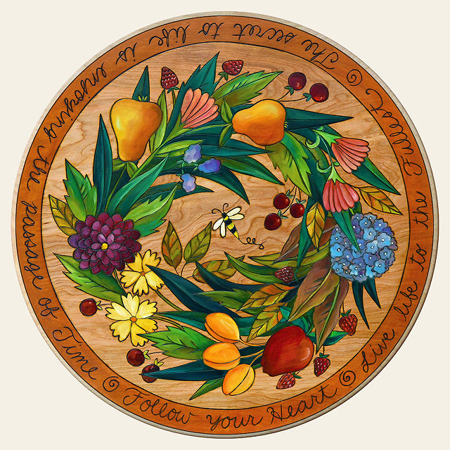 Life in Bloom Lazy Susan