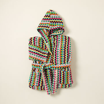 Kids Super Plush Confetti Robe