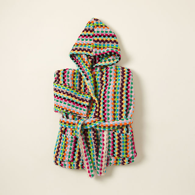 Kids Super Plush Confetti Robe