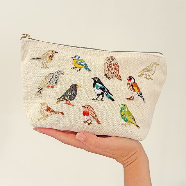 Stitch Your Own Flock Zip Pouch Kit