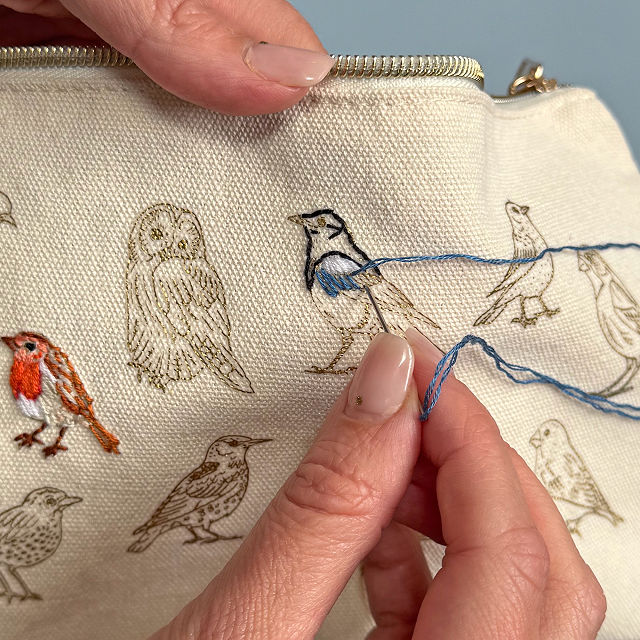 Stitch Your Own Flock Zip Pouch Kit