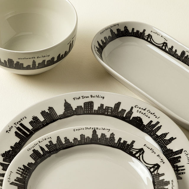 NYC Skyline Dinnerware