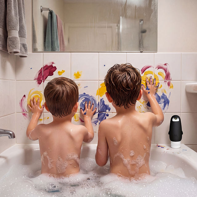 All-Natural Color Mixing Bath Paint Set