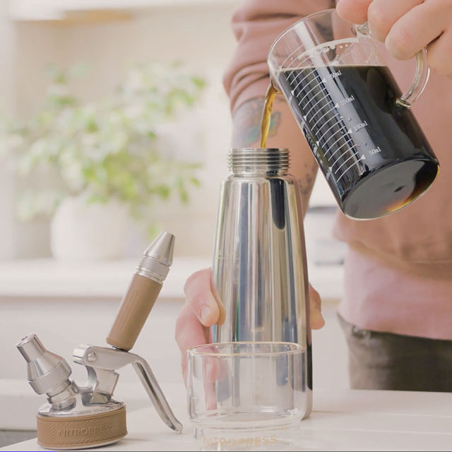 Cartridge-Free Nitro Cold Brew Machine
