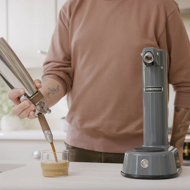 Cartridge-Free Nitro Cold Brew Machine