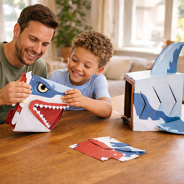 DIY 3D Paper Mask Set
