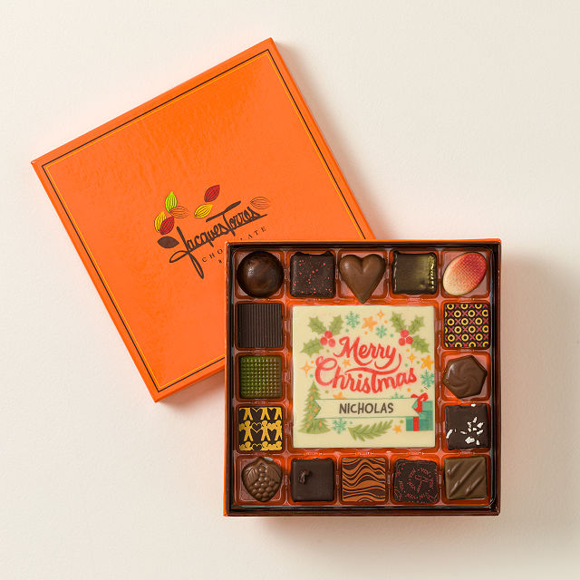 Personalized Merry Christmas Chocolate Box