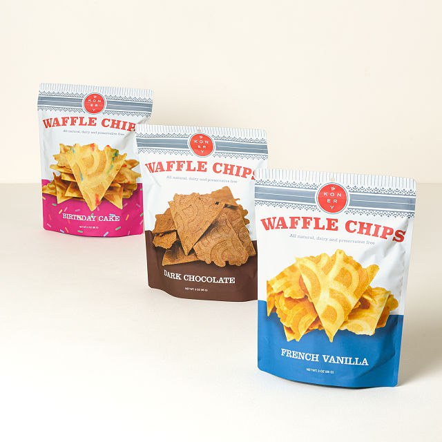Ice Cream Lover's Waffle Cone Chip Trio