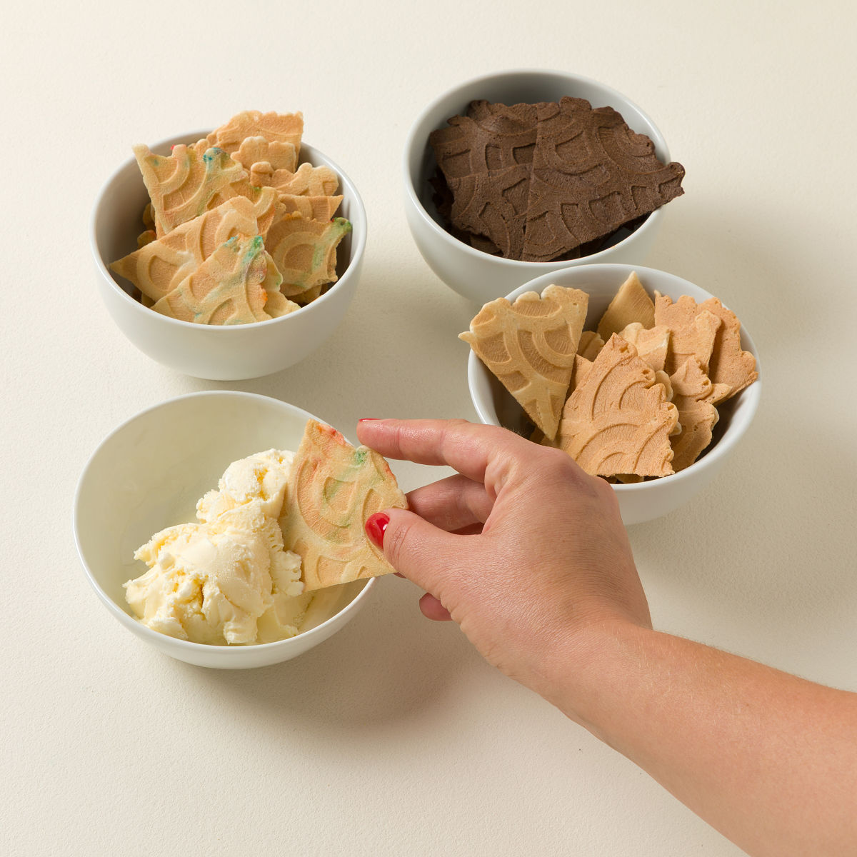Ice Cream Lover's Waffle Cone Chip Trio