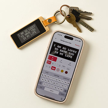 Long-Distance Love Letter Keychain - Set of 2