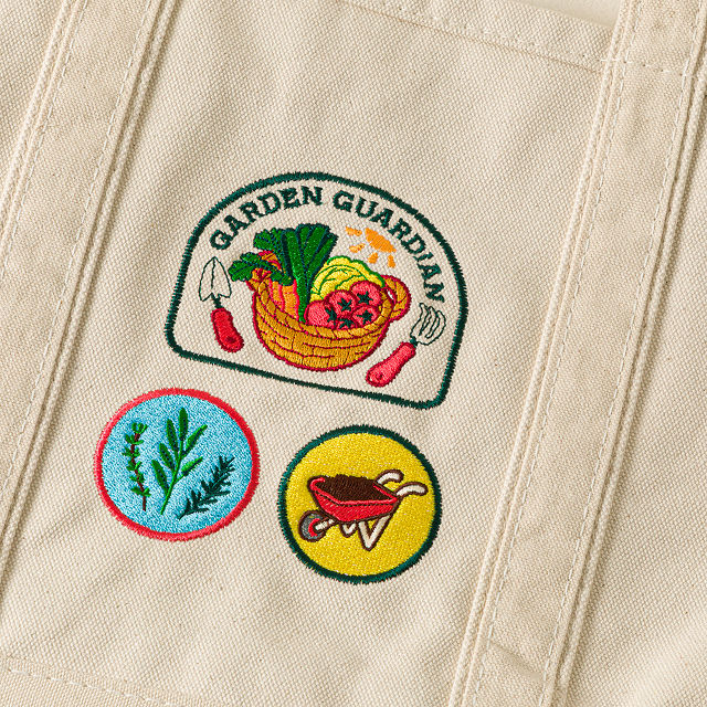 Garden Guardian Embroidered Badge Tote