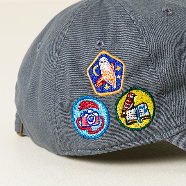 Bird Nerd Embroidered Badge Hat