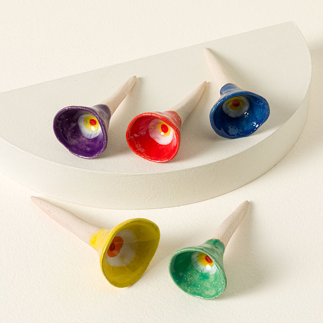 Color Splash Ceramic Bee Drinkers - Set of 5