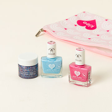 Peelable Polish & Bio Glitter Gift Set