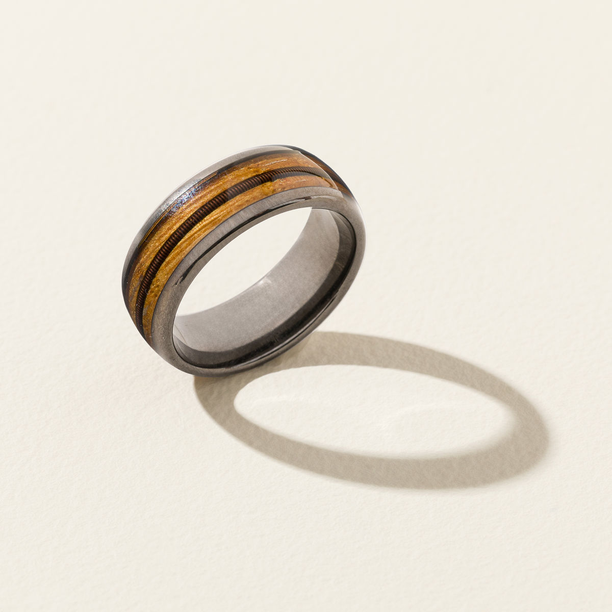 Uncommon Geodes Uncommon Goods | Whiskey Barrel Guitar String Men's Ring | whiskey ...