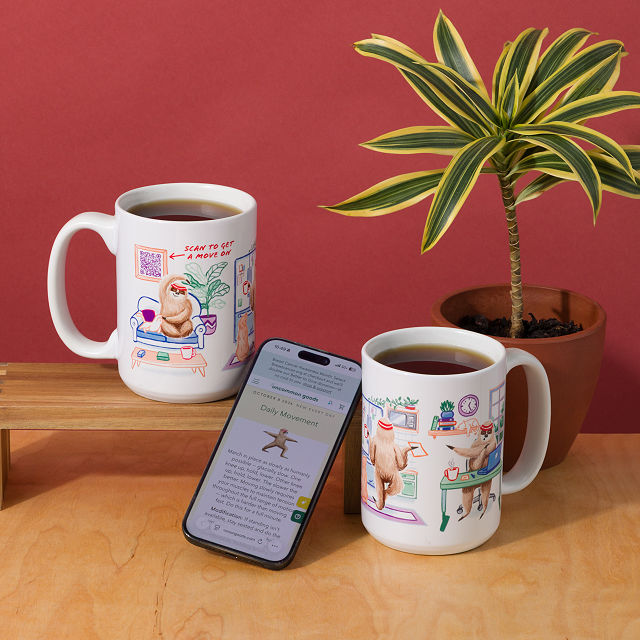 Easy Daily Movement QR Mug