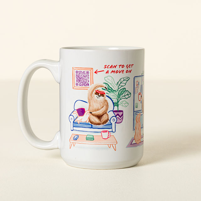 Easy Daily Movement QR Mug