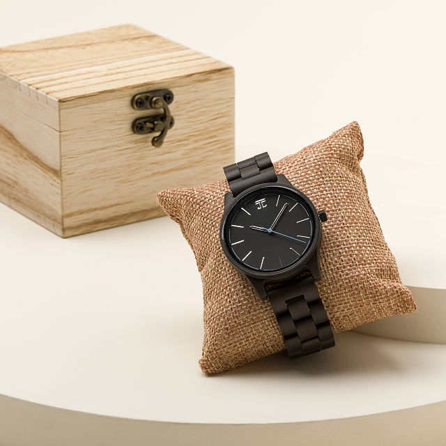 Handcrafted Dark Sandalwood Watch