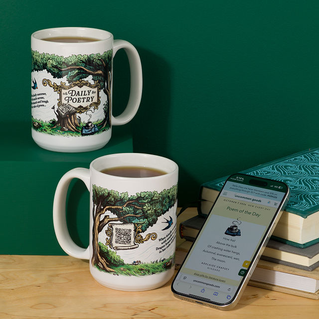 A Poem A Day QR Mug