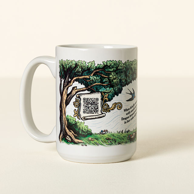A Poem A Day QR Mug
