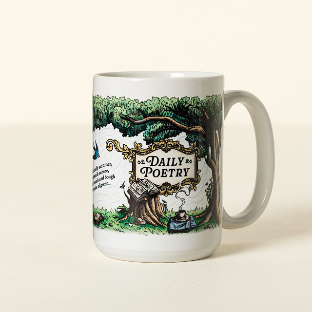 A Poem A Day QR Mug