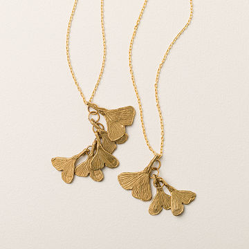 Those Who Grow With Us Ginkgo Necklace