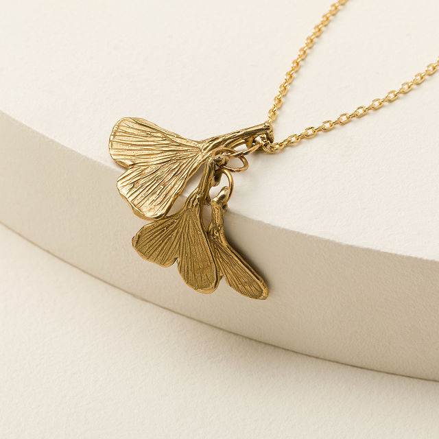 Those Who Grow With Us Ginkgo Necklace