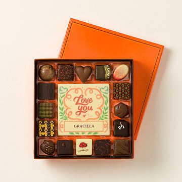 Personalized Love You Chocolate Box