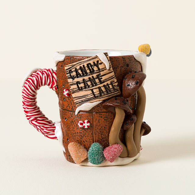 Candy Cane Lane Holiday Mug