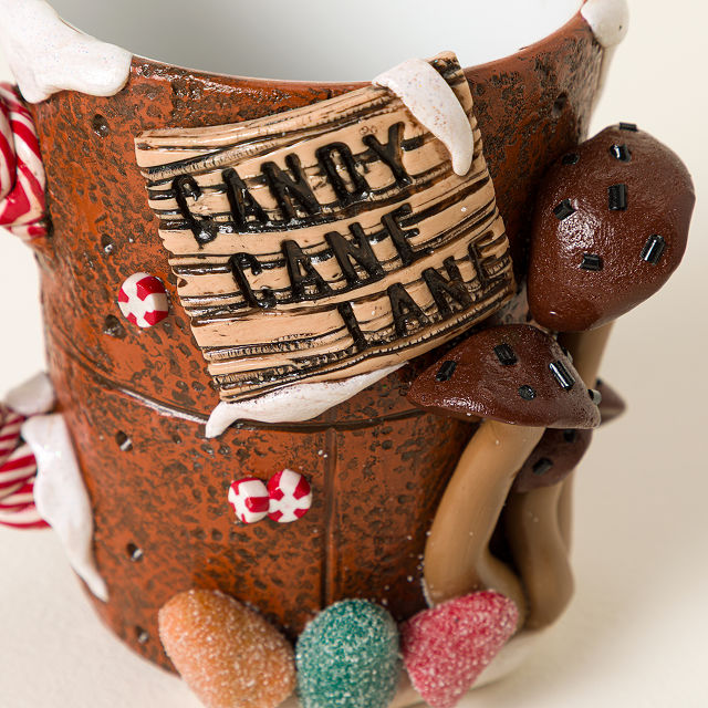 Candy Cane Lane Holiday Mug